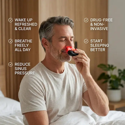 Nozy Light™ Instant Congestion Relief in 10 Minutes — Drug-free